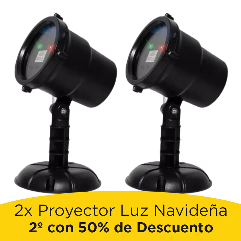 Proyector De Luces Navideñas - Automático [Con Control Remoto]